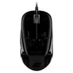 Mouse Gamer Ergonomico Endgame Gear EGG-XM1R-DR Optico XM1R Dark Reflex, Alambrico, USB-A, 19.000DPI, Negro