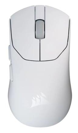Mouse Inalámbrico Corsair Saber V2 Pro Gamer UltraLight 33000DPI/RF Wireless/USB-C/Blanco/CH-931G001-WW