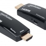 Kit Extensor Manhattan de Video HDMI Por Cable CAT5/6, 60M, 207539