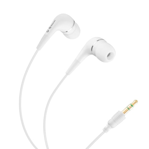 Audifonos Steren AUD-297 Cable Delgado/ Sello Acustico/ Color Blanco