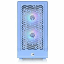 Gabinete Thermaltake CA-1Y3-00MFWN-00 Media Torre/Ventana de Vidrio/SPCC/ATX/EATX/Micro ATX/Mini-ITX/Color Azul