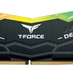 Memoria DDR5 32GB 6800Mhz TeamGroup T-Force Delta RGB FF3D532G6800HC34BDC01 (2x16GB) / Negro / NON-ECC / CL34