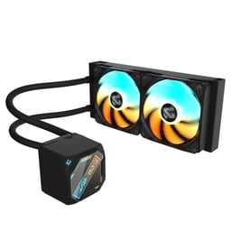 Enfriamiento Liquido Gigabyte GP-GIGABYTE GME 240 / Para CPU / 2x 120mm / Hasta 2200RPM / Blanco