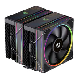 Disipador Balam Rush Heliux Pro Hex70 / 2X120MM / RGB / 2200RPM / Negro / BR-942003