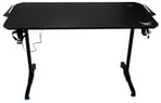 Escritorio Gamer Naceb NA-0628 Fibra de Carbono, Con Iluminacion LED, 130 X 60CM, Negro