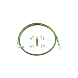 Jumper para aterrizar equipos, 10AWG, con terminal doblada a 90º para conexión a tierra y terminal recta para equipos, 0.61m de largo, RGEJ1024PFY