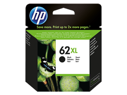 Cartucho de tinta HP 62XL negro, C2P05AL