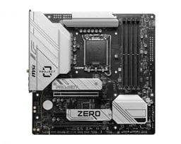 Tarjeta Madre MSI B760M Project Zero Socket 1700/4XDDR5/HDMI/DP/WI-FI 6E/MATX