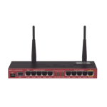 Routerboard inalámbrico Mikrotik RB2011UIAS-2HND-IN, 5 puertos Ethernet+ 5 gigabit +1 SFP, wifi 2.4GHZ