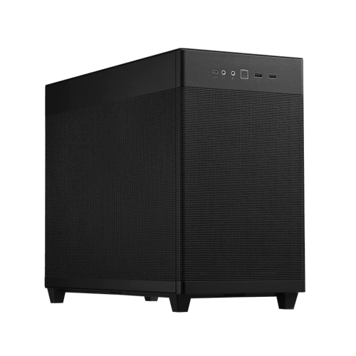 Gabinete Asus AP201/BLK/Mesh Mini Torre, Paneles de Malla, Mini ITX, Negro, sin Fan, sin Fuente