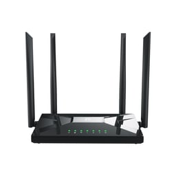 Router Inalámbrico Netis NC65 / 2.4-5Ghz / Doble Banda / 4 Puertos / 1200Mbps / Wisp / Repetidor / 4 Antenas 5DBI / Color Negro