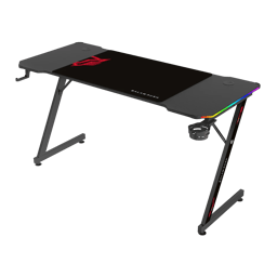 Escritorio Gamer Balam Rush Olympus Spot Glow MRX6000/140X60CM/Iluminacion RGB/Porta Vasos/Gancho Para Audifonos/Tapete XXL 80X50CM/Color Negro/BR-941396