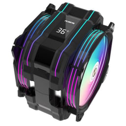 Disipador Alseyes M120D Plus-W II Para CPU / Intel Y AMD / 1x120MM / 700-1900RPM / ARGB / Blanco / AS.01.01.0043