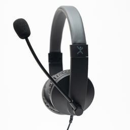 Diadema Audifono C/Microfono Perfect Choice PC-112167 USB, Cable 1.8M, Color Negro/Gris