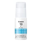 Botella de Tinta Canon GI-13 Pixma G510/G610 Color Cyan, 4668C001AA