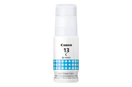 Botella de Tinta Canon GI-13 Pixma G510/G610 Color Cyan, 4668C001AA