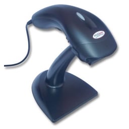 Lector Codigo de Barras Posline 2003317, SC2150B Negro Interfaz USB, Sensor CCD, Incluye Base y Cable