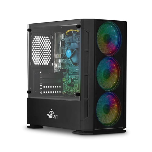 PC Gamer Yeyian Ryoma YPI-GPC-01B CI3-10105/ 16GB DDR4/ 480GB SSD/ Win 11 Home Trial/ Negro