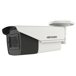 Cámara Bullet TURBOHD 4K (8 Megapixeles) / Lente Mot. 2.7 a 13.5 mm / IR EXIR Inteligente 80 mts / Exterior IP67 / Soporta 12 VCD & 24 VCA / dWDR, DS-2CE19U1T-AIT3ZF