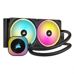 Enfriamiento Líquido Corsair CW-9061002-WW iCUE Link H115I RGB AIO Multisocket / 2x140mm / RGB / 400-2000RPM / Color Negro