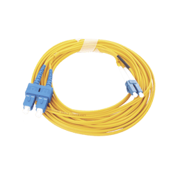 Jumper de Fibra Optica Monomodo 9/125 LC/UPC-SC/UPC Linkedpro PVC, 2.0 MM, Duplex, Color Amarillo, 5 Metros, LP-FO-D-LCU-SCU-05