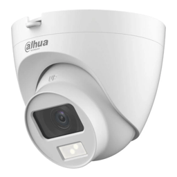 Camara Domo Dahua HAC-HDW1200CLQN-IL-A 2MPX/Lente 2.8MM/Iluminacion Dual Inteligente/FullColor/102° de Apertura/IR 20M y Luz Visible/Microfono Integrado/IP67/Soporta CVI/CVBS/AHD/TVI