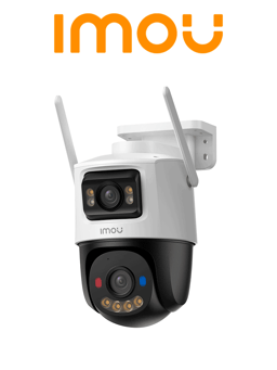Camara IP PT Dual WIFI Imou Cruiser Dual 2 Pro 8MPX/Lente Fija 3.6MM/Aurora/Audio Bidireccional/AOR/IPC-S7XFN-8U0WED