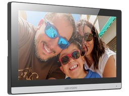 Monitor IP WiFi Touch Screen 7" para Videoportero Turbo Unicamente Hikvision DS-KH6352-WTDE6/1024x600 Pixeles/Video en Vivo/Apertura Remota/Audio Bidireccional/Borde Slim
