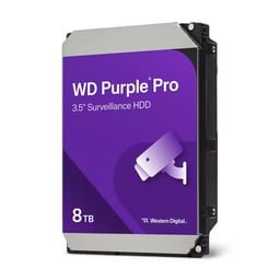 D. Duro Interno 8TB WD WD8002PURP 3.5'' / Serial Ata / Sata / 256MB / 7200RPM
