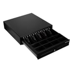 Cajon de Dinero Techzone TZBE5B8M100 Compartimento Para 5 Billetes/ 8 Monedas Negro