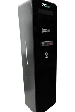 ZKTeco TBM01 DISPENSADOR DE TICKETS QR SIN CONTACTO P/ESTACIONAMIENTO CON PANTALLA LED Y VOZ