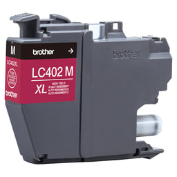 Cartucho de Tinta Brother LC402XLM Magenta 1500 Paginas