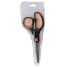 Caja Con 6 Piezas de Tijeras Nextep NE-132E de 7"/Bimaterial/Mediana/Negro-Naranja