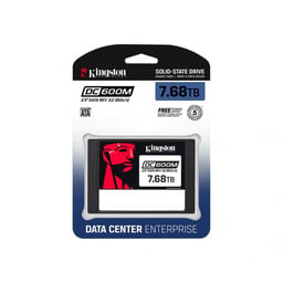 Unidad de Estado Solido SSD 7.68TB Para Servidor Kingston SEDC600M/7680G SATA III/2.5''/7MM/Para Servidor