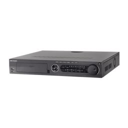 DVR 16 Canales TurboHD Hikvision IDS-7316HUHI-M4/S(S)/8MPX/18 Canales IP/4 Bahias de Disco Duro/Audio Por Coaxitron/Acusense/16 Entradas de Alarma/2 Salida de Video Independiente
