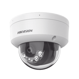 Camara Domo IP Hikvision DS-2CD2123G2-LIS2U 2 MPX/Lente 2.8 MM/Dual Light+2 Microfonos Integrados/30 MTS Luz Blanca+30 MTS IR/Acusense/Exterior IP67/IK10/WDR 120DB/POE/ONVIF/Micro SD/Metal/Acusearch