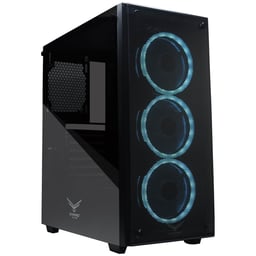 Gabinete Gaming Naceb Technology NA-0603 player crystal case, full ATX, negro