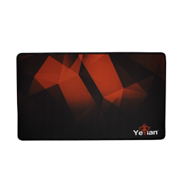 Mousepad Yeyian Krieg 1050 500x360x3mm Caucho Sintetico Negro Rojo Yss-Mp1050N