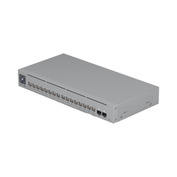 Switch UNIFI Pro MAX 16 POE Con Funciones Capa 3 Ubiquiti USW-PRO-MAX-16-POE 16 Puertos Etherlight RGB/4 Puertos 2.5 GBE POE++/12 Puertos GBE POE+/2 Puertos SFP+ 10G/Administrable/Con Pantalla Tactil Informativa