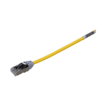 Patch Cord CAT6A/ Diametro Reducido 28 AWG/ Blindado S/FTP/CM/LS0H/ 20 CM/ Color Amarillo, STP28X0.2MYL