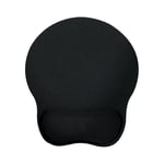 Mousepad Ergonomico Ghia GAC-214 con Almohadilla de Gel Memory Foam Color Negro