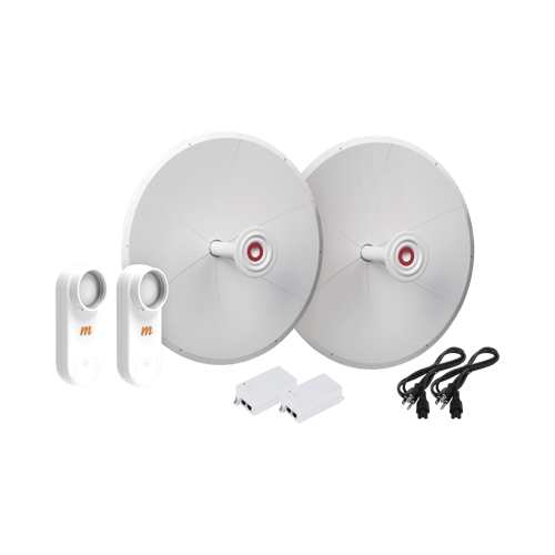 Kit de 2 Radios C5X Con Antenas TXPD30C5X (30 DBI) Mimosa C5X-TXPD30-Kit 4.9 a 6.4 GHZ