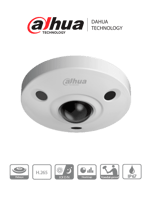 Camara IP Fisheye Dahua IPC-EBW8630N 6MP/ Lente 1.7MM/ ?360/ IR 10 MTS/ IA WizMind/ Mapa de Calor/ POE/ DWDR/ H.265/ IP67/ IK10/ E&amp;S Alarma/ E&amp;S Audio