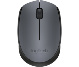 Mouse inalámbrico Logitech M170 color gris, 910-004940 receptor mini