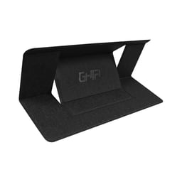 Base Ajustable Adhesiva Para Tablet o Laptop de Hasta 15.6" Ghia GAC-225 Practico y Delgado Color Gris