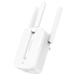Repetidor inalámbrico extensor de rango Mercusys MW300RE 300MBPS con 3 antenas externas