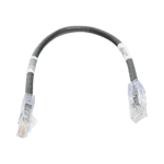 Cable de Parcheo TX6 UTP CAT6 Panduit UTPSP1BLY 24 AWG, CM/LSZH, Color Negro, 1FT