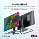 Monitor 32" Corsair Xeneon 32UHD144 3840X2160, 2 HDMI,1 DP, USB C, 144HZ, HDR, IPS, Negro, CM-9020003-NA