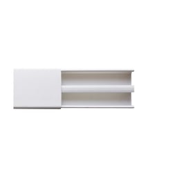 Canaleta blanca dos vías 48X16MM, 2.5mts Thorsman, PT-48