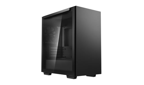 Gabinete Deepcool Macube 110 BK / Micro ATX/ Media Torre/ USB 3.0/ Cristal Templado/ Sin Fuente/ Negro